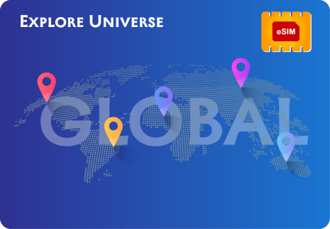 Global flag for eSIM plans