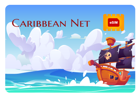 Caribbean flag for eSIM plans